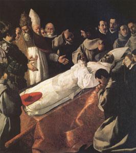 Francisco de Zurbaran The Lying-in-State of St Bonaventure (mk05) oil painting image